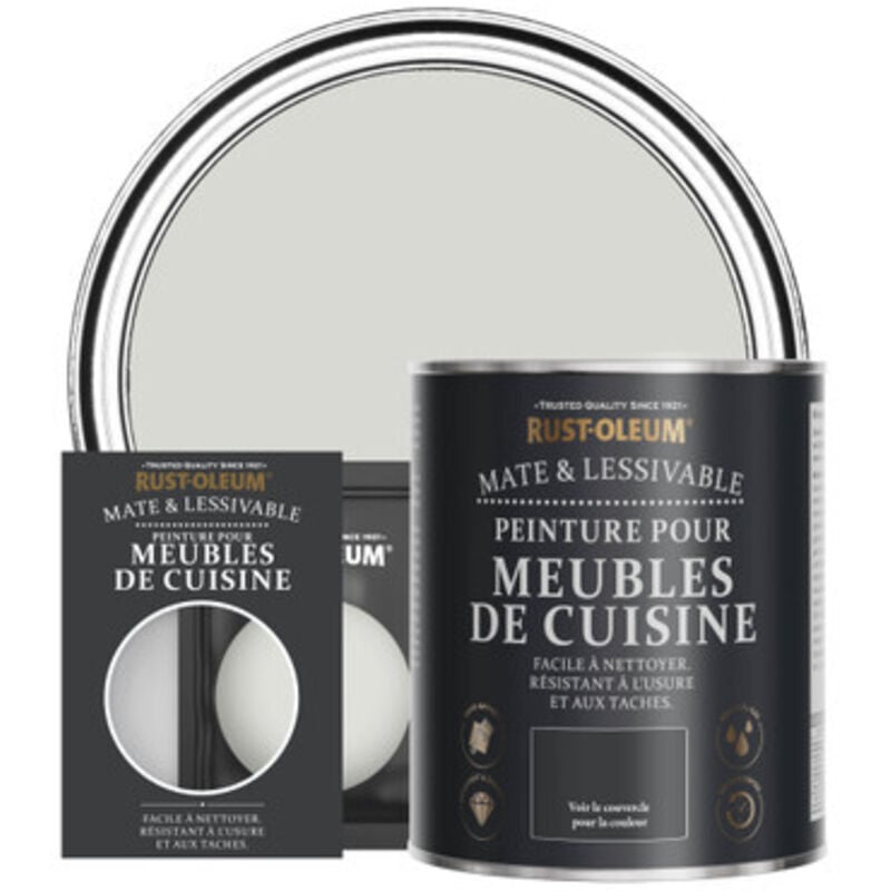 Peinture pour Meubles de Cuisine, Finition Mate - Gris d'Hiver