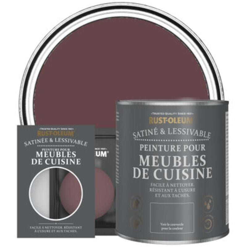 Peinture pour Meubles de Cuisine, Finition Satinée - Mûre