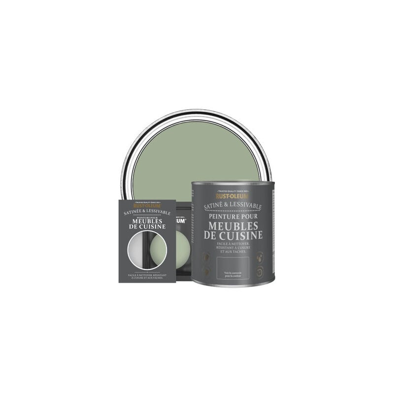 Peinture pour Meubles de Cuisine, Finition Satinée - Vert Kaki