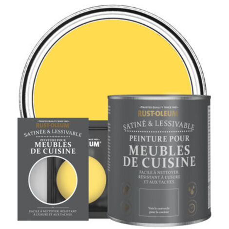 Peinture pour Meubles de Cuisine, Finition Satinée - Sorbet Citron