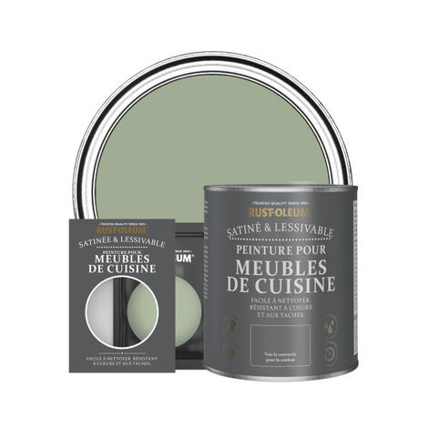 Peinture pour Meubles de Cuisine, Finition Satinée - Vert Kaki