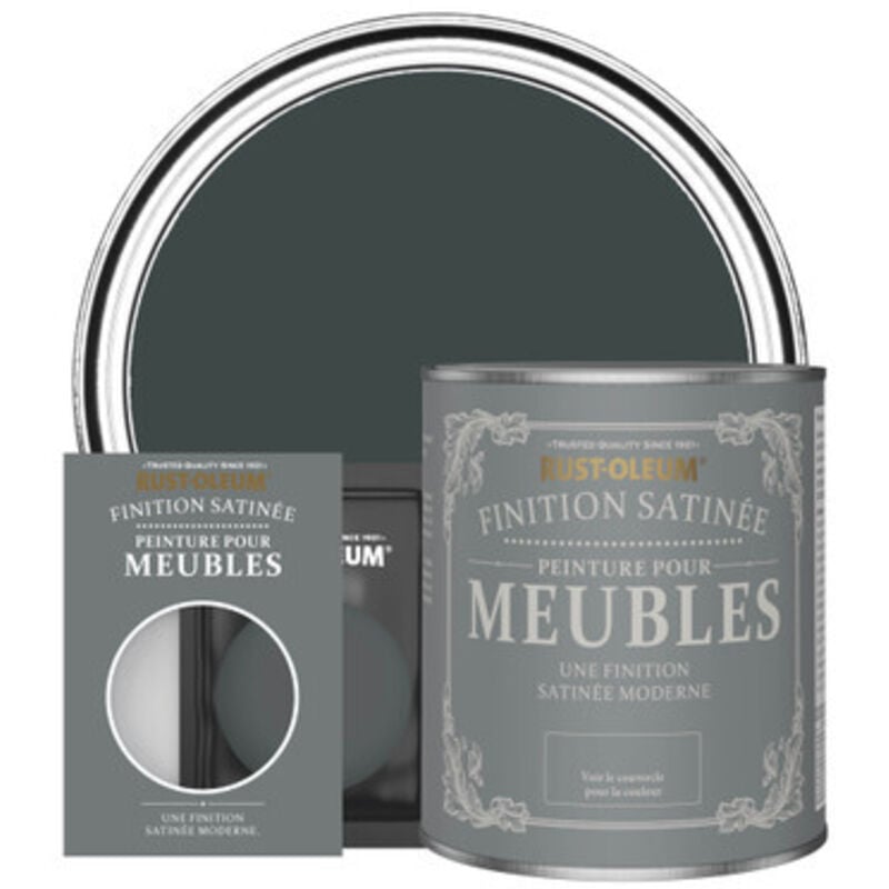 Peinture pour Meubles Finition Satinée - Sable Noir