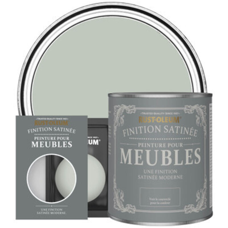 Peinture pour Meubles Finition Satinée - Vert Craie