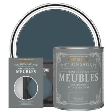 Peinture pour Meubles Finition Satinée - Bleu du Soir