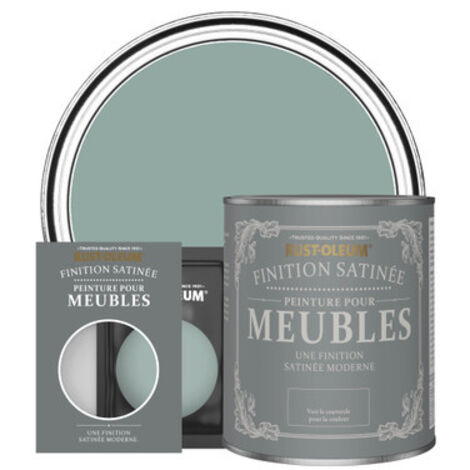Peinture pour Meubles Finition Satinée - Bleu Gris