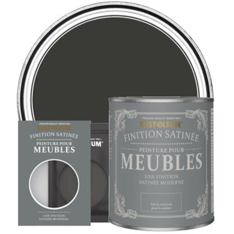 Peinture pour Meubles Finition Satinée - Magie noire
