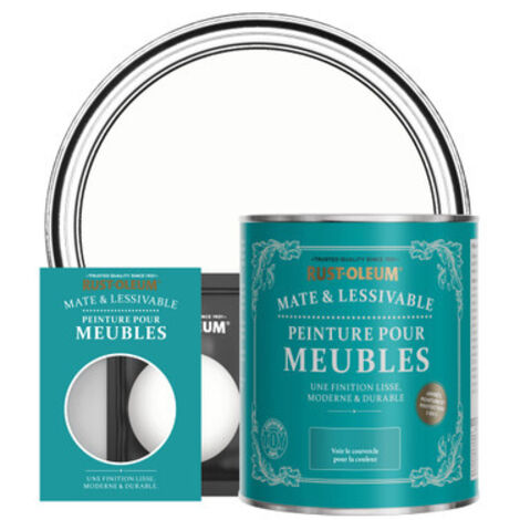 Peinture pour Meubles Mate & Lessivable - Craie Blanche