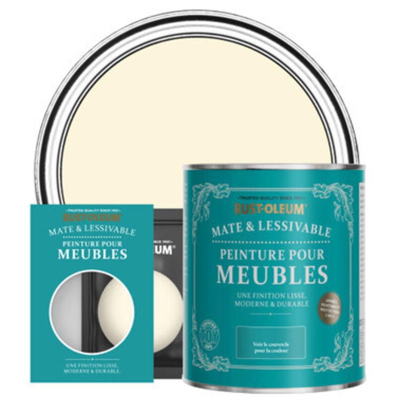 Peinture pour Meubles Mate & Lessivable - Crème Fouettée
