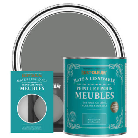 Peinture pour Meubles Mate & Lessivable - Gris Ombre