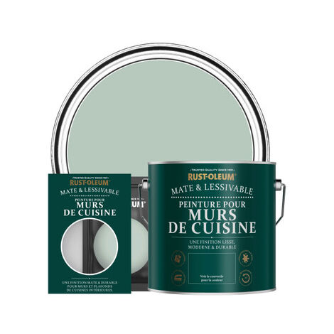 Peinture pour Murs de Cuisine, Finition Mate - Vert d'Eau