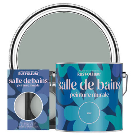 Peinture pour Murs et Plafonds de Salle de Bains - Gris Urbain