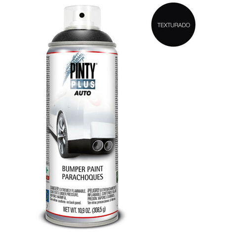 Peinture pour pare-chocs automatique PintyPlus - Spray noir texturé 520cc BT104