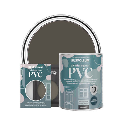 Peinture pour PVC, Finition Brillante - Brun Terre