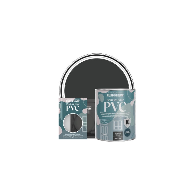 Peinture pour pvc, Finition Brillante - Charbon Naturel