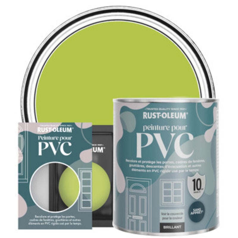 Peinture pour pvc, Finition Brillante - Citron Vert