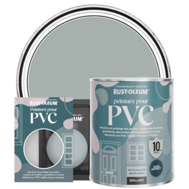 Peinture pour pvc, Finition Brillante - Gris Minéral