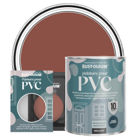 Peinture pour PVC, Finition Brillante - Rouge Brique
