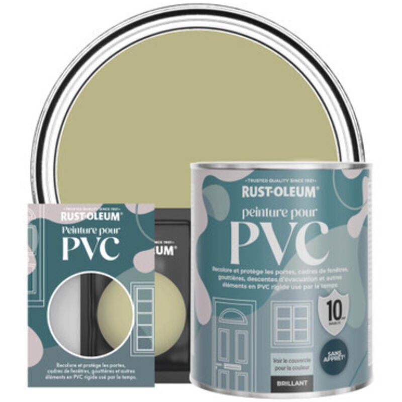Peinture pour pvc, Finition Brillante - Vert Sauge