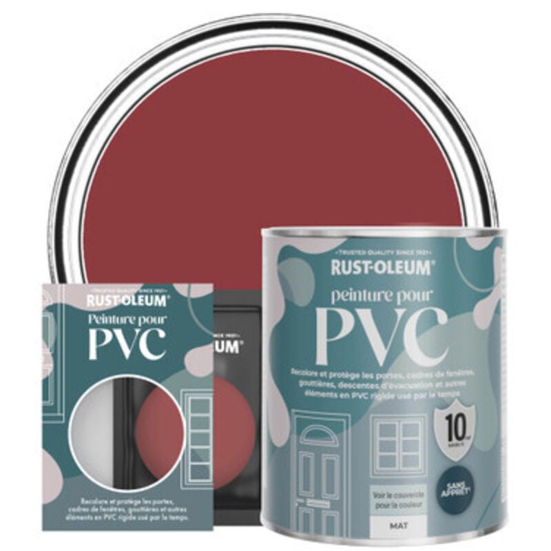 Peinture pour pvc, Finition Mate - Bordeaux