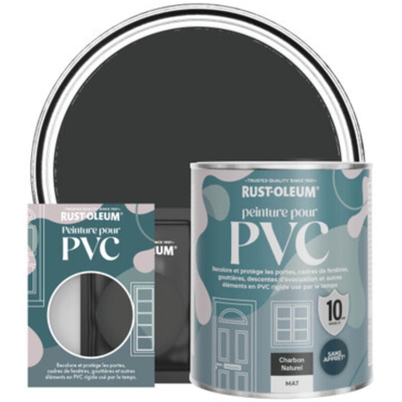 Peinture pour pvc, Finition Mate - Charbon Naturel