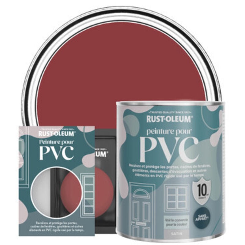 Peinture pour PVC, Finition Satinée - Bordeaux