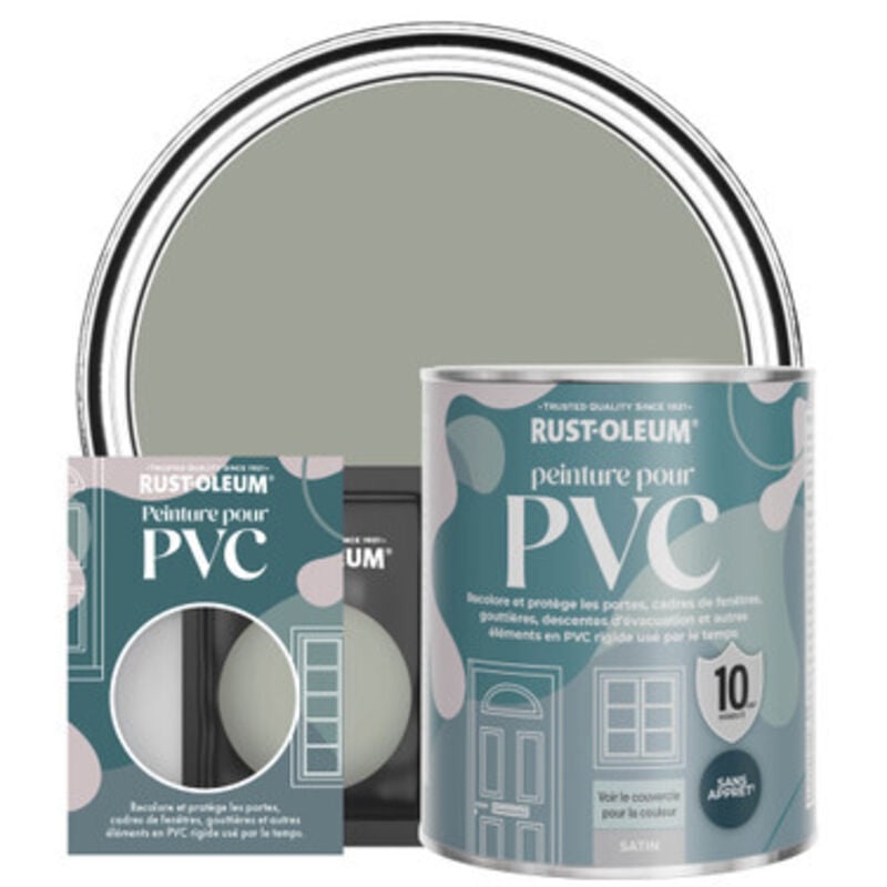Peinture pour pvc, Finition Satinée - Feuille de Thé