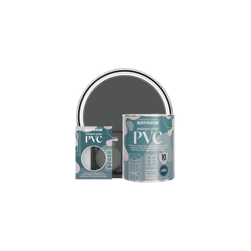 Peinture pour pvc, Finition Satinée - Graphite