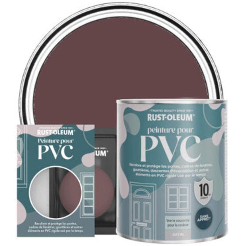 Peinture pour pvc, Finition Satinée - Mûre