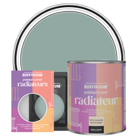 Peinture pour Radiateur, Finition Brillante - Bleu Gris