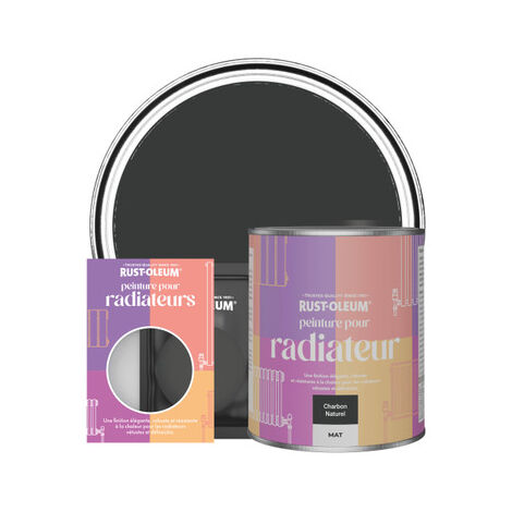 Peinture pour Radiateur, Finition Mate - Charbon Naturel