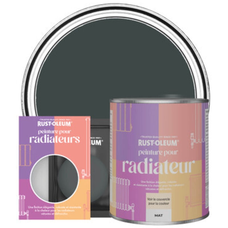 Peinture pour Radiateur, Finition Mate - Sable Noir