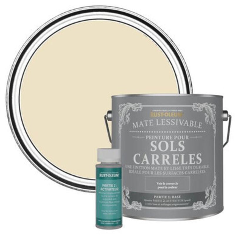 Peinture pour Sols Carrelés Mate Lessivable - Plume