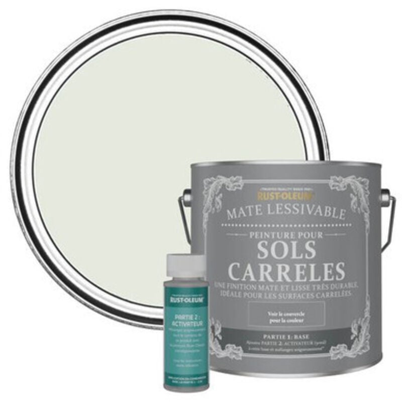 Peinture pour Sols Carrelés Mate Lessivable - Sauge