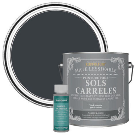 Peinture pour Sols Carrelés Mate Lessivable - Anthracite (RAL 7016)