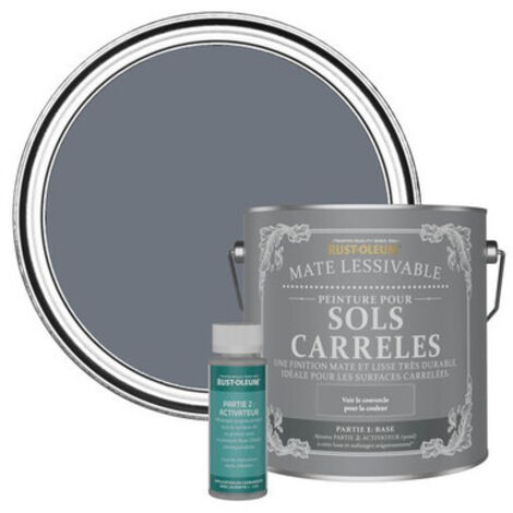 Peinture pour Sols Carrelés Mate Lessivable - Gris Marine