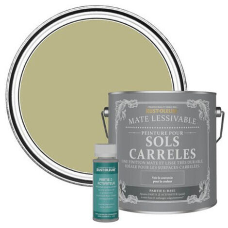 Peinture pour Sols Carrelés Mate Lessivable - Vert Sauge
