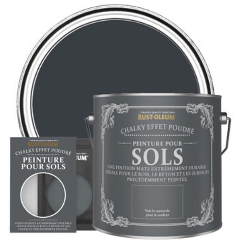 Rust-oleum - Peinture pour Sols Chalky - Anthracite (ral 7016)