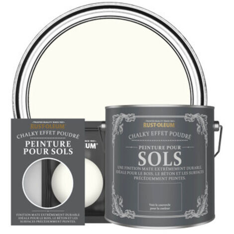 Peinture pour Sols Chalky - Blanc Antique