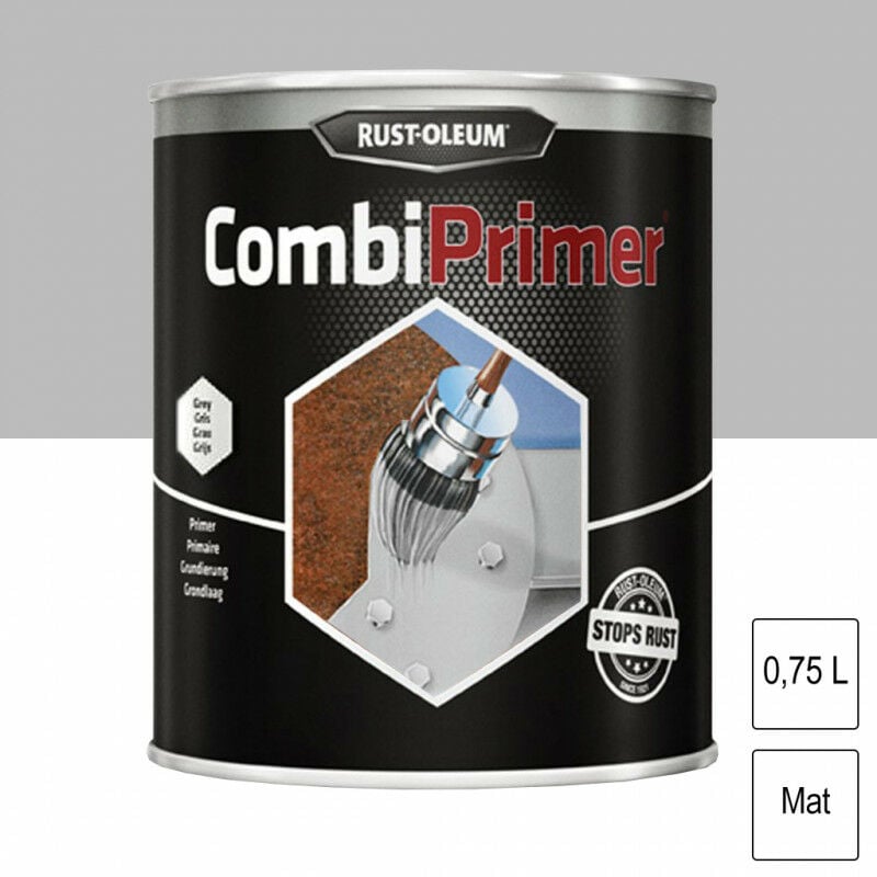 Rust-oleum - Primaire antirouille Combiprimer Gris mat 750ml