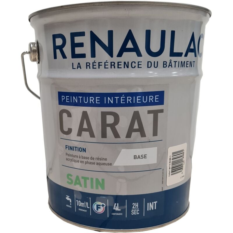 Peinture pro mur et plafond satin ral au choix 1L ral 7004 gris de sécurité