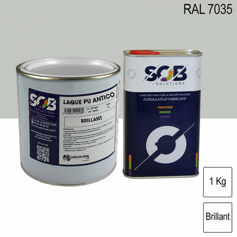 Peinture fer antirouille gris clair ral 7035 - Manubricole