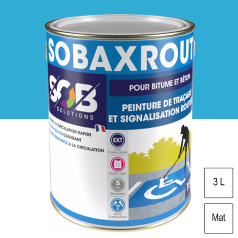 SOB SOLUTIONS Blanc signalisation 3L Sobaxrout SOB PEINTURES