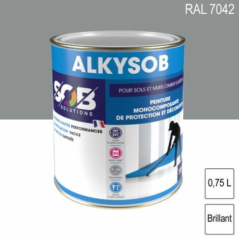 Peinture glycero special sol 2,5L BLANC int/ext - Cdiscount Bricolage