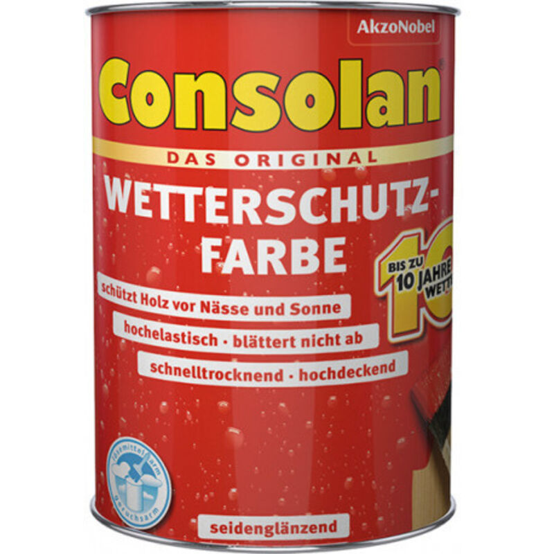Peinture protection intempéries Consolan anthracite gris 2,5 l