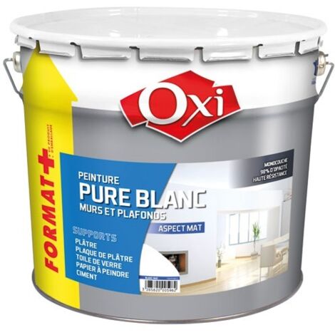 PEINTURE PURE BLANC ACRYL.MAT 12L OXI - ACRYLMAT12