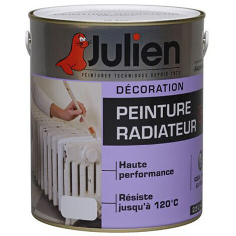 Peinture Radiateur Blanc Satinée 120° Glycero 0l5 - JULIEN
