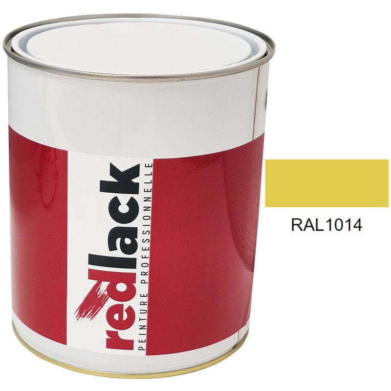 Peinture Ivoire ral 1014 Satiné multisupport 3L Redlack