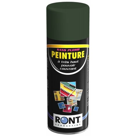 Peinture RAL 6020 Vert Oxyde Chrome - Aérosol 520 mL brut - Ront