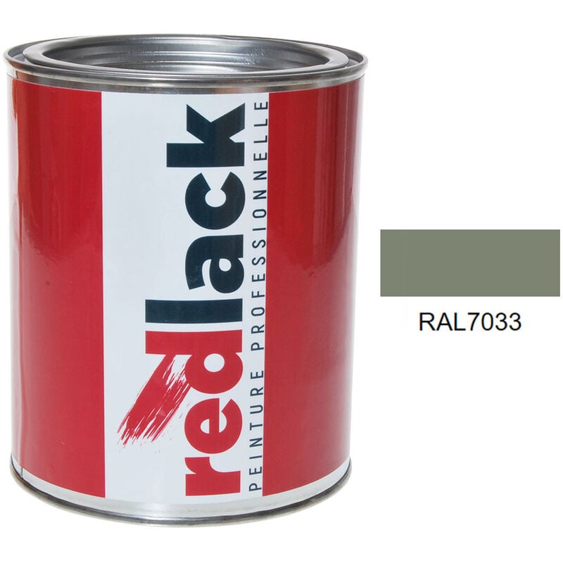Peinture RAL 7033 Mat multisupport 1L Redlack