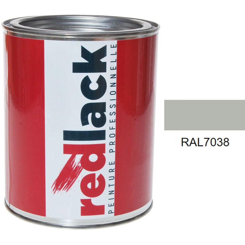 Peinture Gris agate ral 7038 Brillant multisupport 1L Redlack